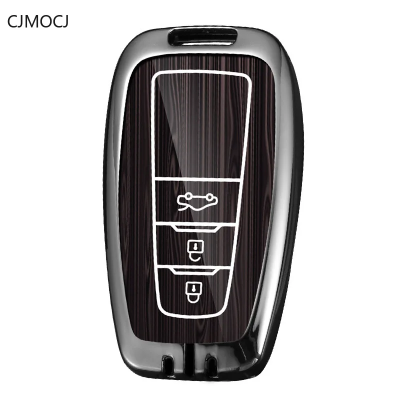 

Premium Zinc Alloy Key Cover for Toyota Crown Kluger 12th/13th/14th Gen - Protective Key Case Keybag Keychain