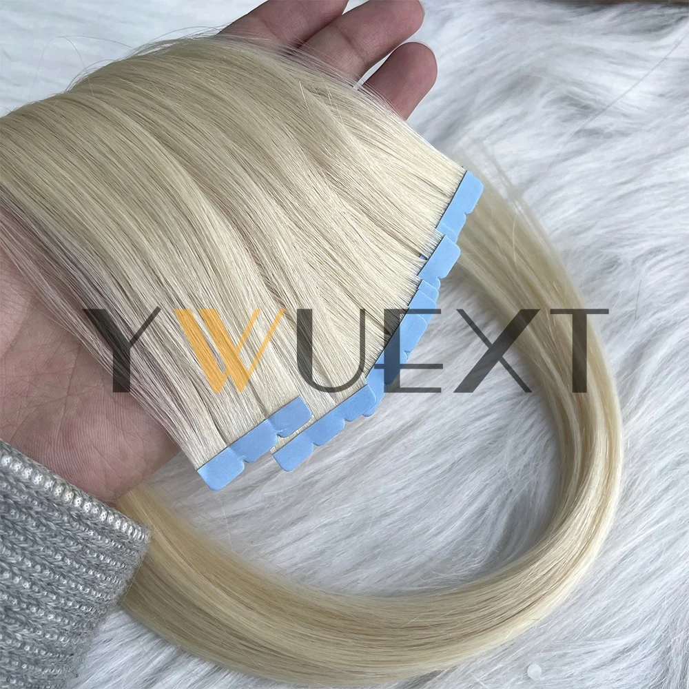 

Mini Tape In Human Hair Extensions 12"-24" Machine Remy Skin Weft Adhesive Tape Hair Natural Black Brown Blonde Tape Ons 10pcs
