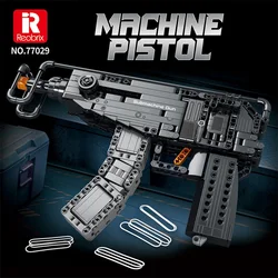 518PCS Scorpion Pistol Building Block Military Army Weapon MOC Gun Model Bricks Children DIY Assemble Toys Boy Holiday Gifts