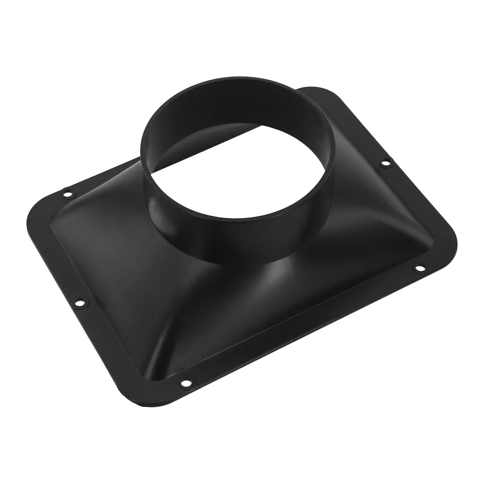 

Flange Vent Connector ABS 197*147mm/230*180mm 7.75*5.78in/9.05*7.08in Accessories Black Wall-mounted High Quality