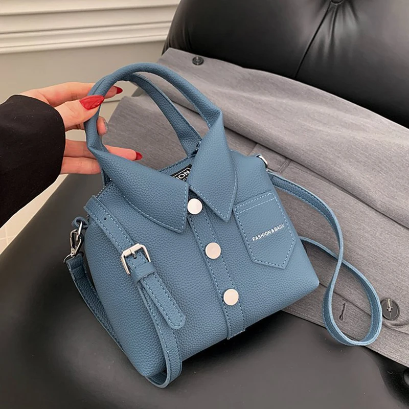 PU Square Compact Shoulder and Crossbody Bags Zipper Unique Design High Quality Hand Bags for Women 2024 Designer Style Bolso