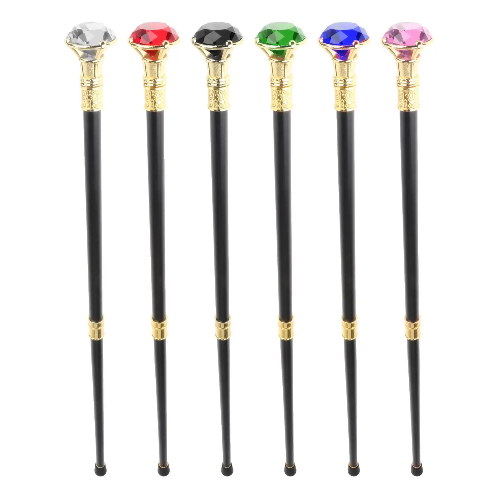 Luxury Walking Sticks Canes Men Diamond Type Handle Decorative Walking Cane