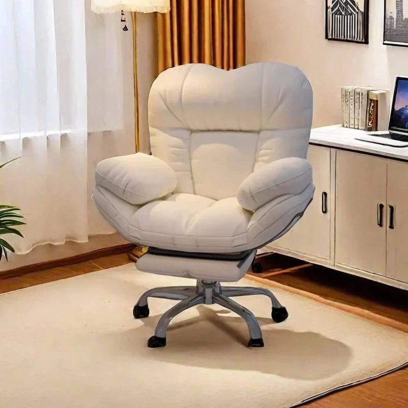 

Comfortable Armchairs Office Chair Lazy Relax Office Chairs Wheels Pc Room Gaming Comfy Cadeira Ergonomica Home Backrest