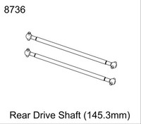 ZD Racing MX-07  Rear Drive Shaft (145.3mm)  Parts Accessories 8736