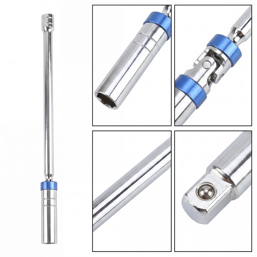 Chrome Vanadium Spark Removal Tool with Magnet Grip for Effortless Handling 38in Drive 6 Point Thin Wall Deep Well