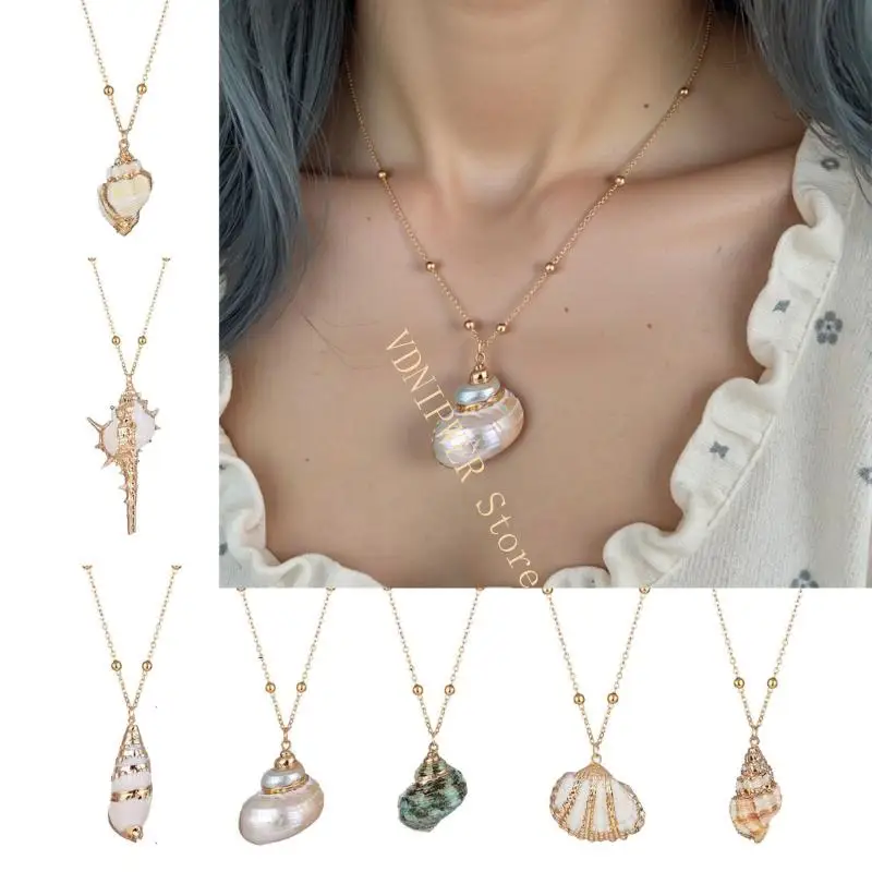 المحيطات الملهم قلادة سحر القلعة طول قابلة للتعديل سلسلة الترقوة الأنيقة أنماط الساحلية ذوي الياقات البيضاء d08e #2