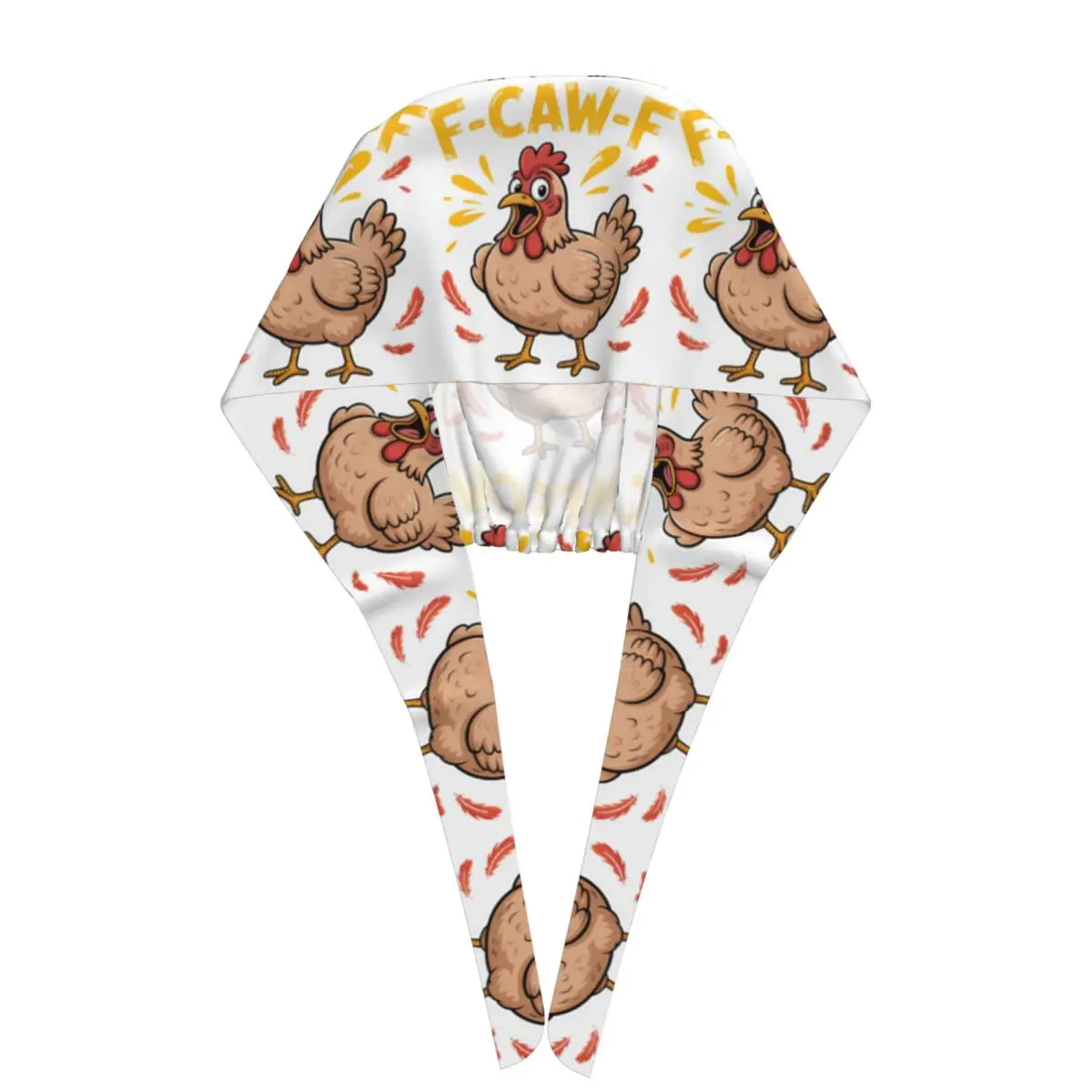 Chapeau de gommage de travail f-caw-f, chapeaux d'allaitement de poulet, casquette médicale unisexe Kawaii, casquettes de travail confortables pour cheveux longs