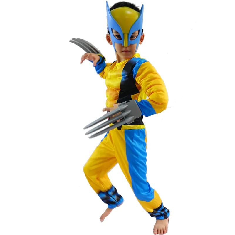 Movie Wolverine Jumpsuit Wolverine Cosplay Costume Halloween Christmas Kids Hallowee Costume Superhero Breaking Through Fantasie