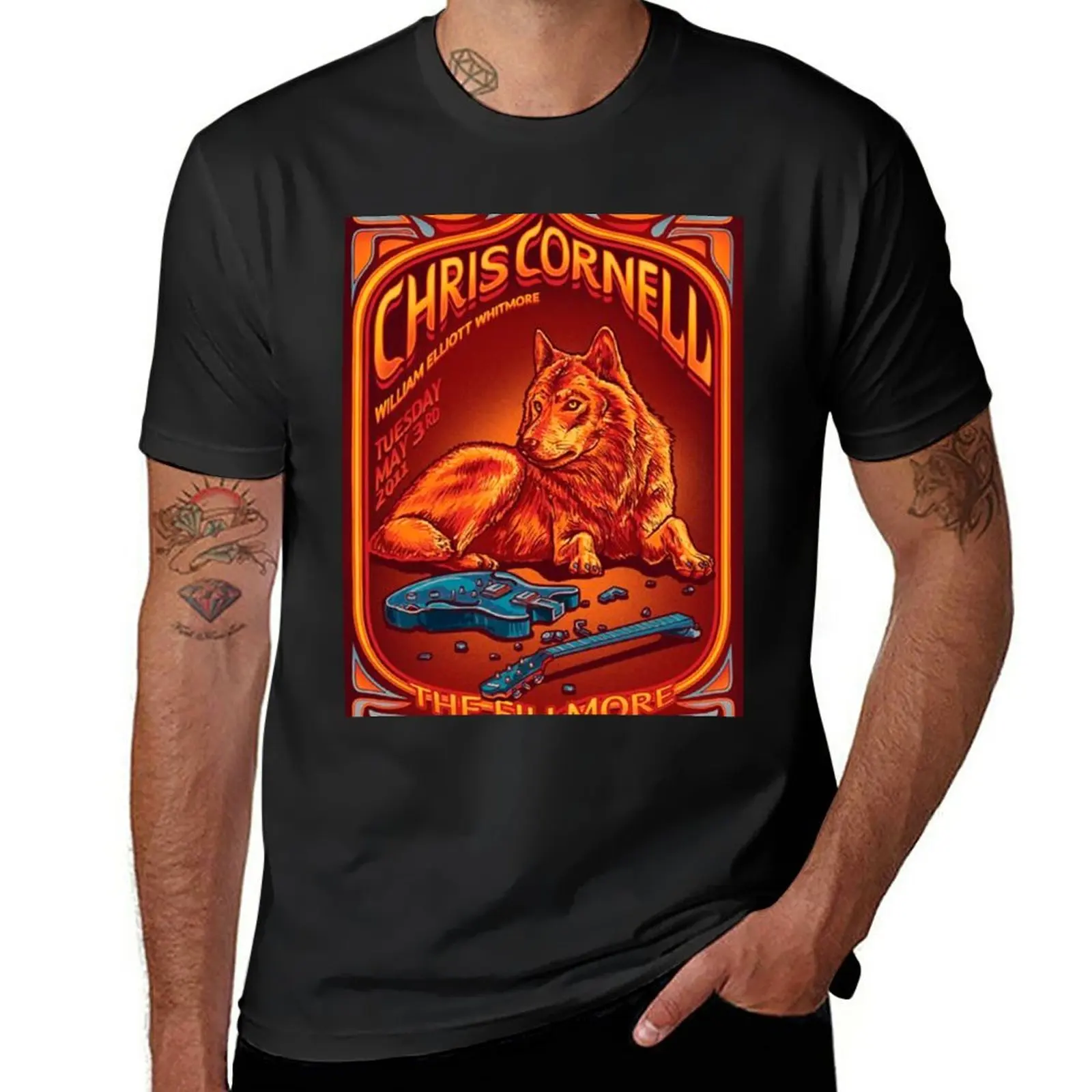 New Chris cornell T-Shirt Short sleeve tee sweat shirt t shirt men