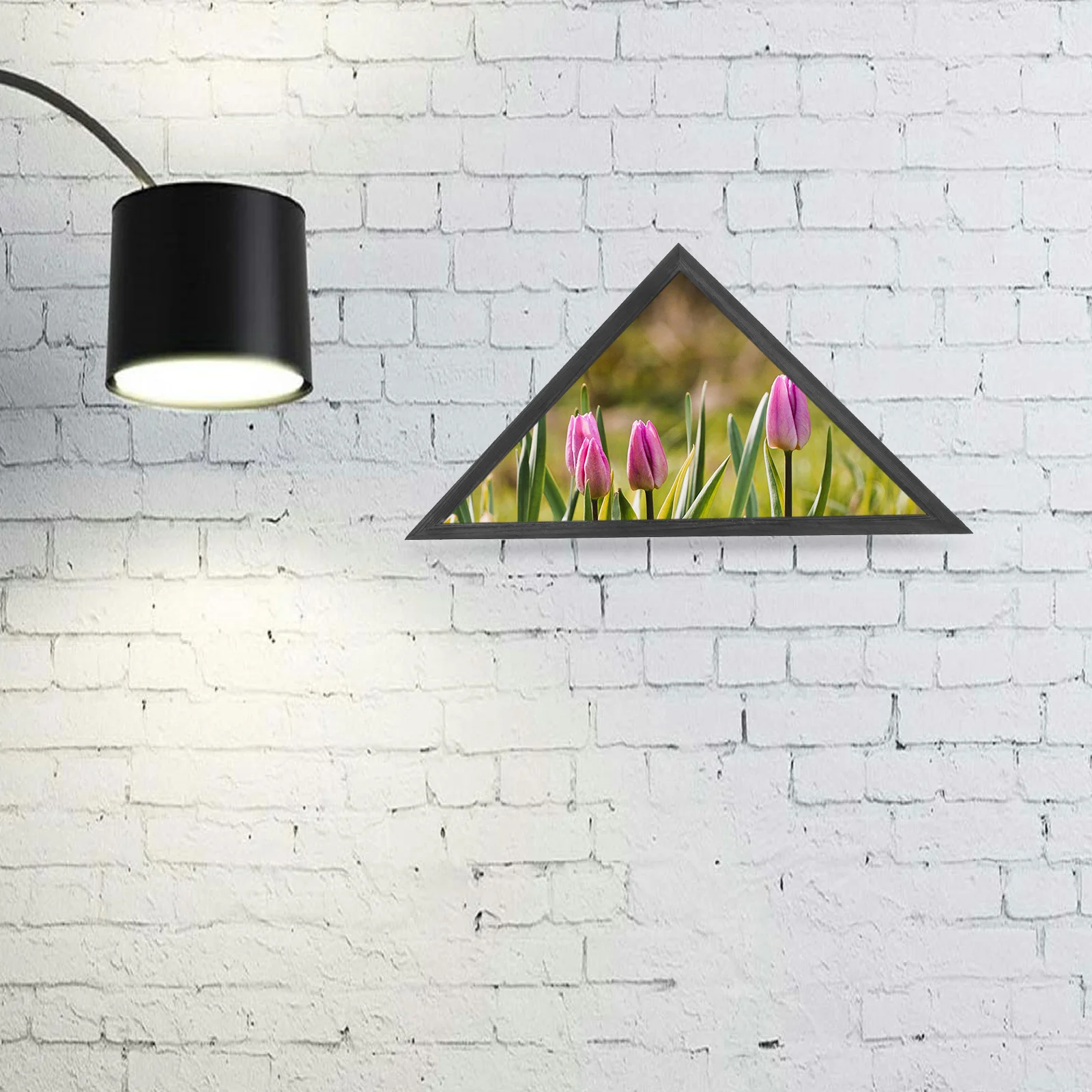 

Wooden Triangle Flag Container Unique Design Safe Wall Decor for Flags in Various Locations Triangle Flag Holder