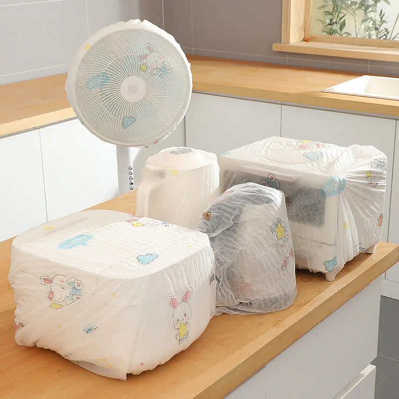 10 قطع من أغطية الغبار الكبيرة غير المنسوجة، واقي الغبار لمروحة مكيف الهواء، غطاء تخزين الأجهزة المنزلية لطباخ الأرز #1