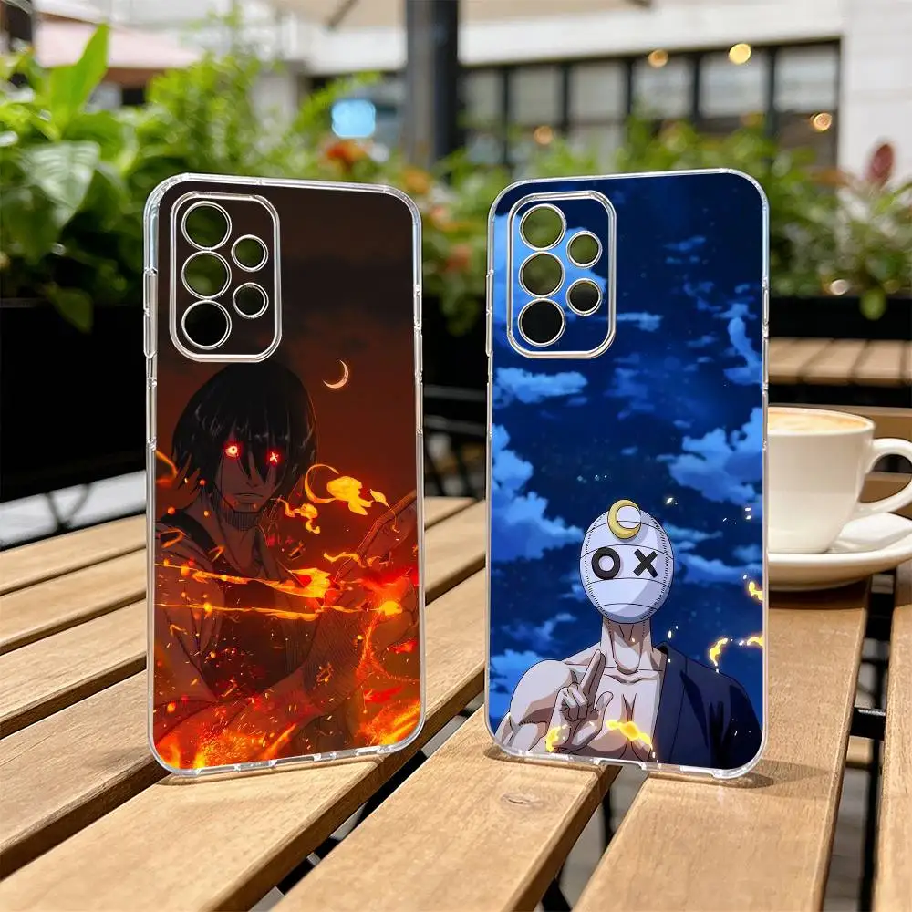

Benimaru Shinmon Fire Force Logo Phone Case Transparent Silicone Soft For Samsung S25,S24,S21,S22,S23,S30,Ultra,S20,Plus,Fe
