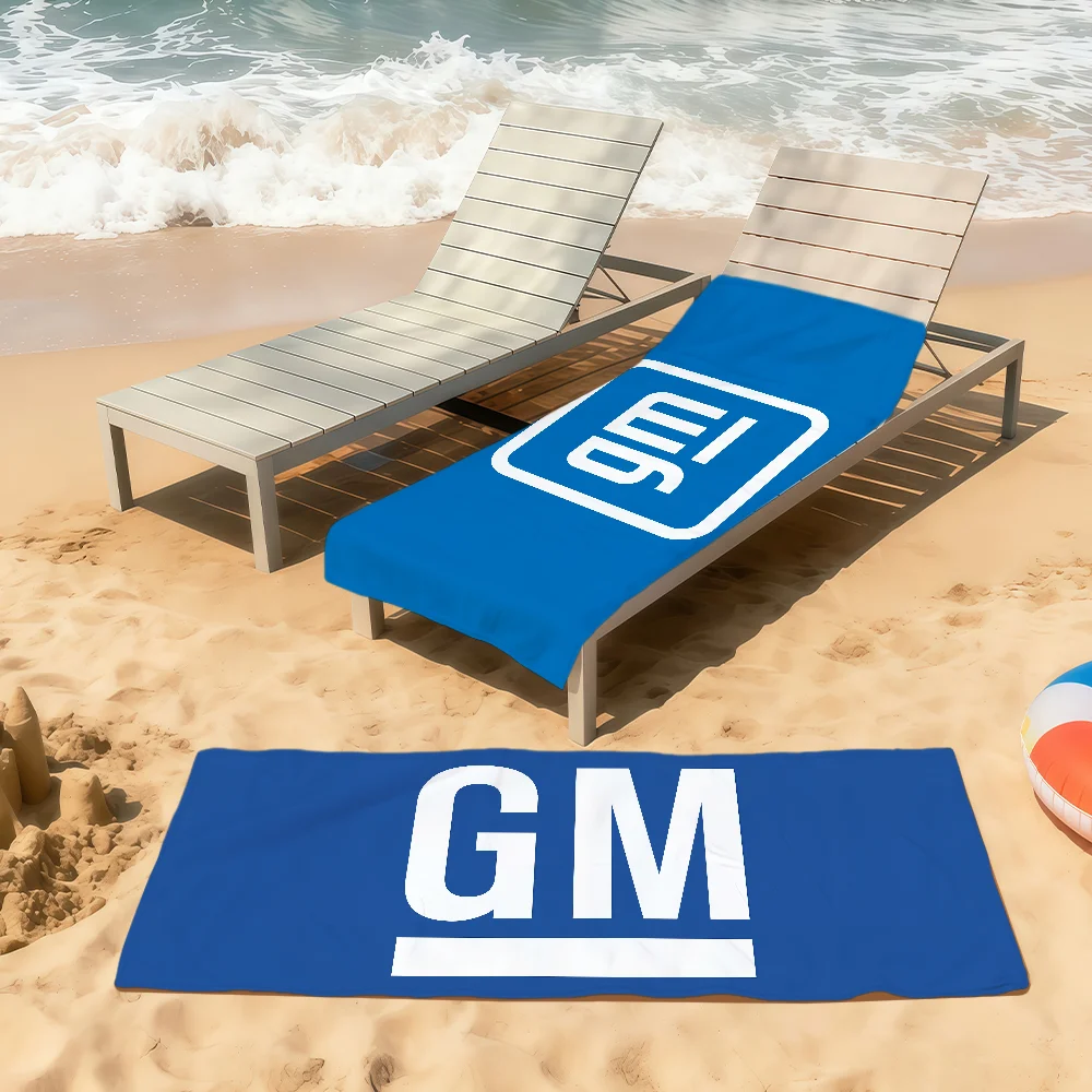 Logo G-GeneralS M-Motors Fashion Towel Soft Quick Dry Beach Towels for Gift Travel Gym bathing Spa Camp sport Pool Towel