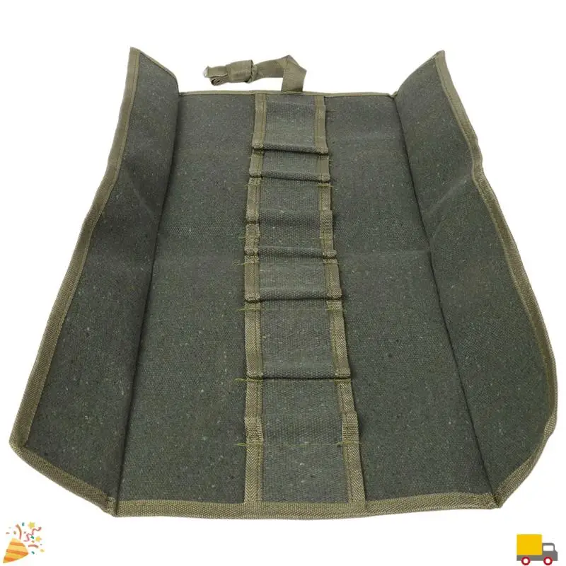 A32HOT-600X430mm Japanese Bonsai Tools Storage Package Roll Bag Canvas Tool Set Case