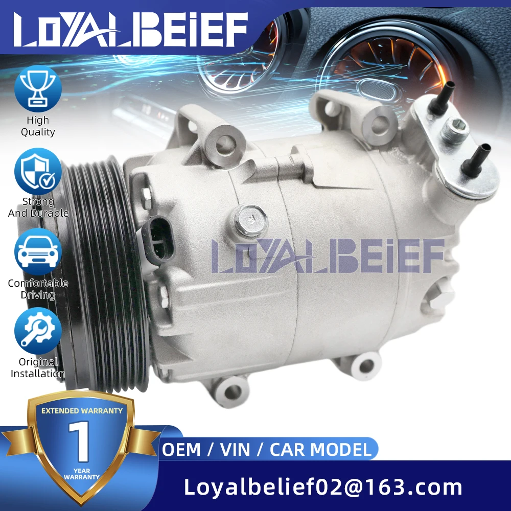 

AC Compressor with Clutch FOR SsangYong Rexton G4 Musso 2.2 D 2017-2025 6721300011 6721304111 67213040 11 6721303311 6721304011
