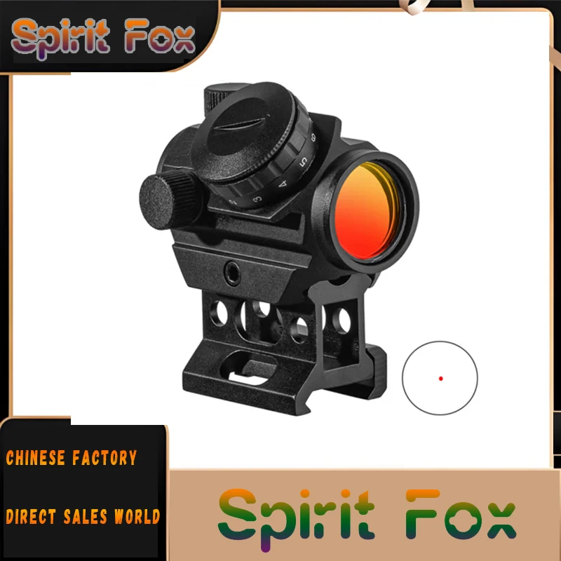 

Высокоточный уличный телескоп 1x22 с высокой прозрачностью, голографическим ирисовым покрытием и красной точкой