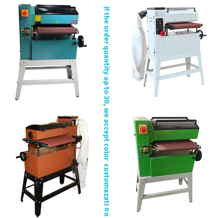 18 Inch Variable Speed Industrial  Drum Sander High Motor Adjustable Height Carpentry Belt Sander with Dust Bag