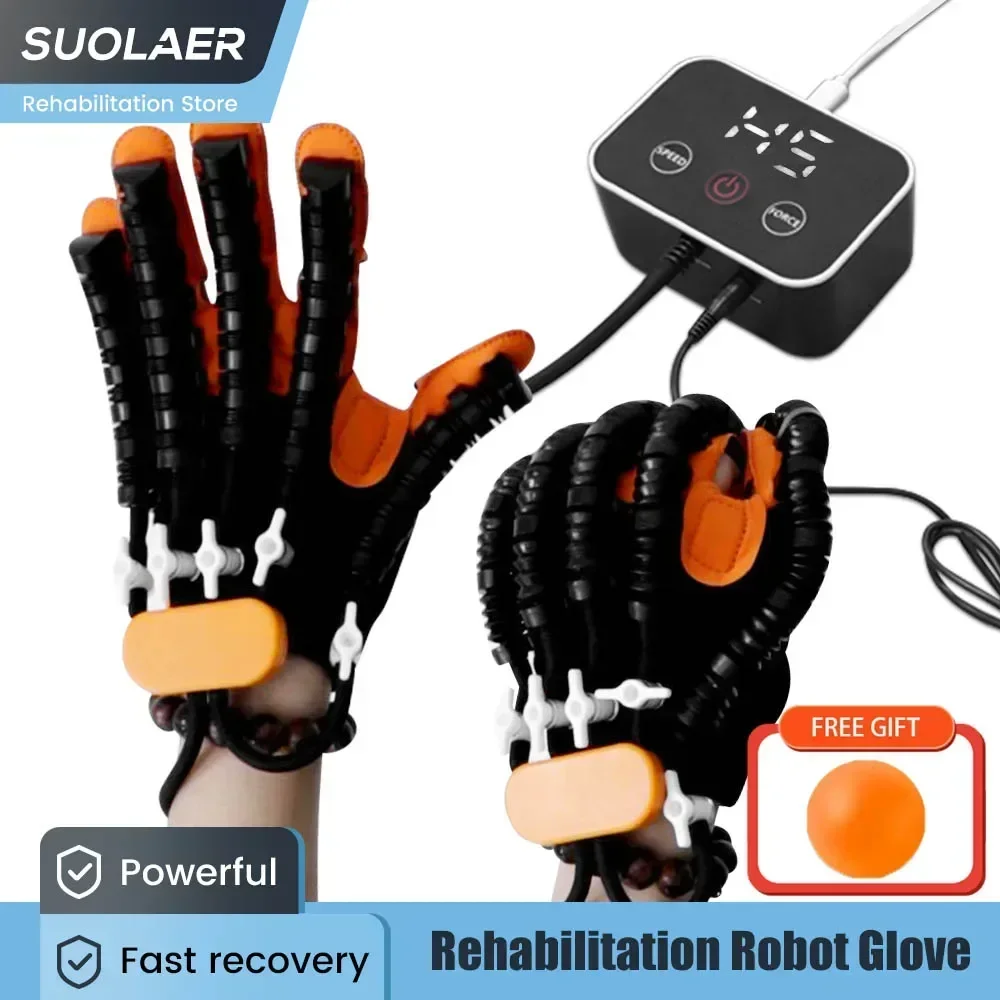 Rehabilitation Robot Glove Stroke Hemiplegia Hand Exerciser Finger Training Device Hand Function Rehabilitation Trainer