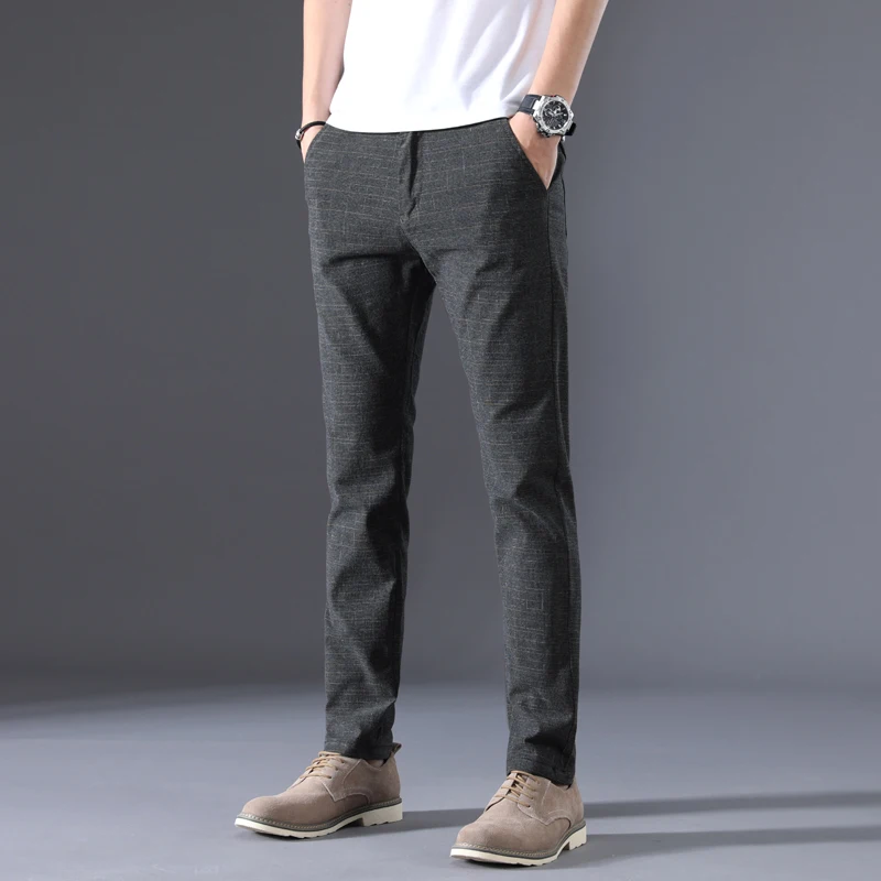 Pantaloni lunghi larghi casual da uomo per tutte le stagioni Pantaloni coreani slim dritti a tubo M primavera autunno versatili