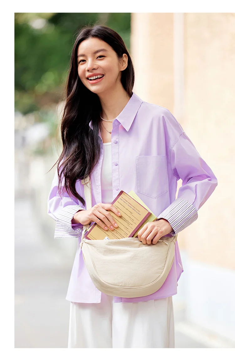 Semir Umhängetasche für Damen, 2025, neue Brusttasche, Macaron-Farbe, Knödeltasche, minimalistische Hüfttasche, Schultertasche – Detail 10