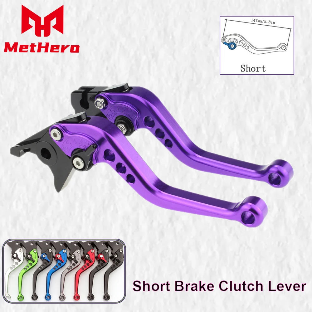 

Adjustable Short Brake Clutch Levers CNC MOTO Parts For BMW HP2 Enduro 2005-2008 HP2 Megamoto 2006-2009 K1200R 2005-2008 R1200S