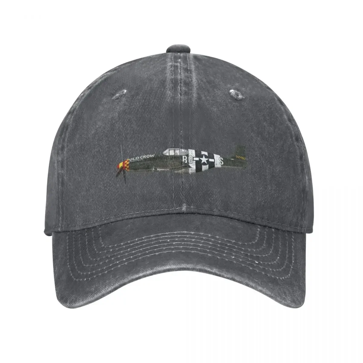 

P-51B Old Crow Baseball Cap Hat Baseball Cap Custom Cap dad hat Sun Men Caps Women's