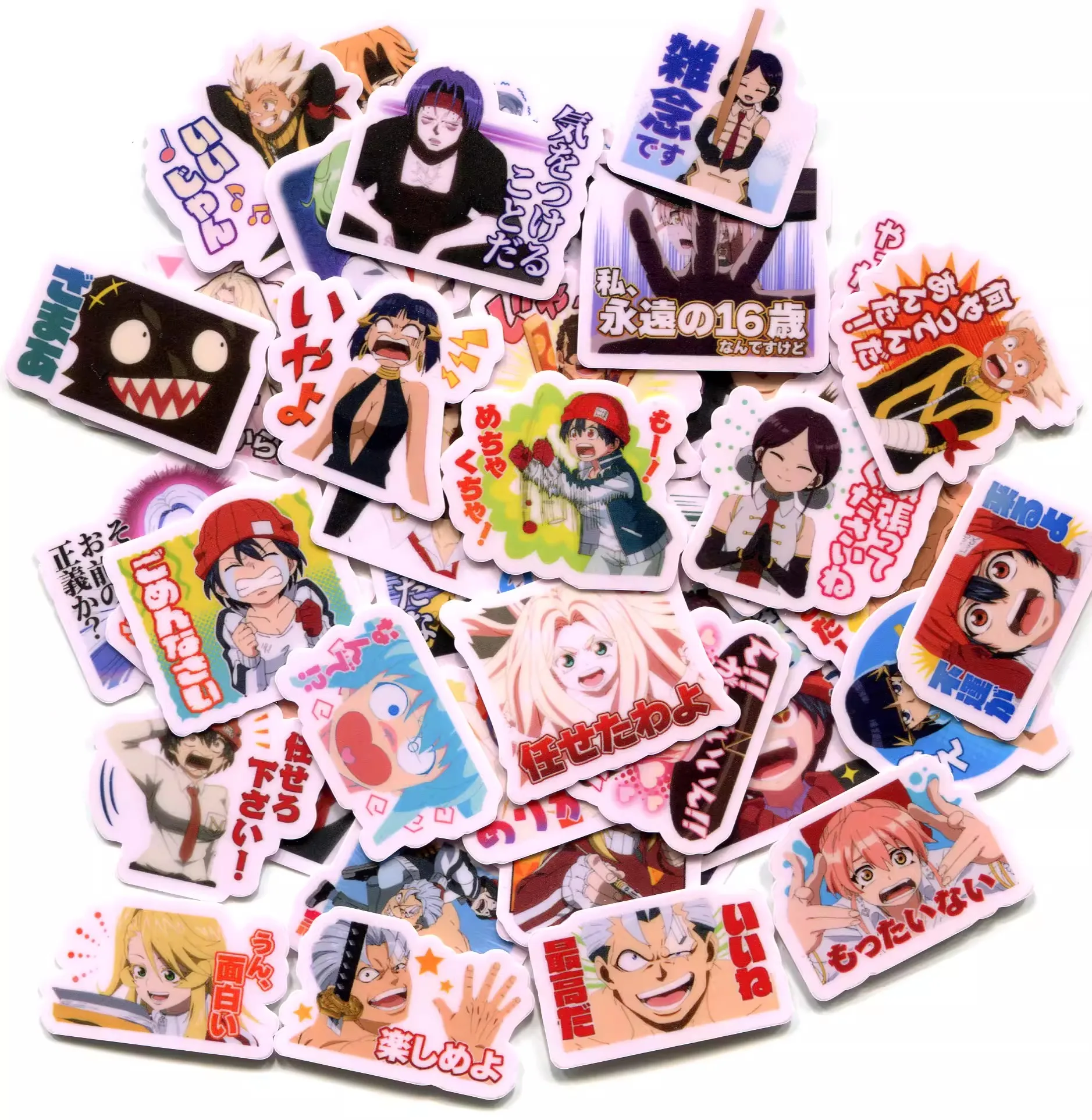40pcs/pack Undead Unluck 2-3cm waterproof sticker