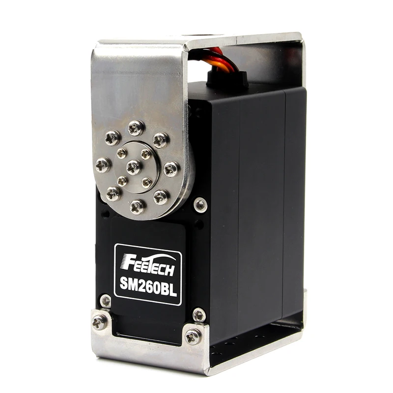 

2026 Feetech SM260BL 24V 260kg RS485 Serial Bus Servo 360° Magnetic Encoder 4 Pole Brushless Motor MODBUS-RTU Protocol Servo Mot