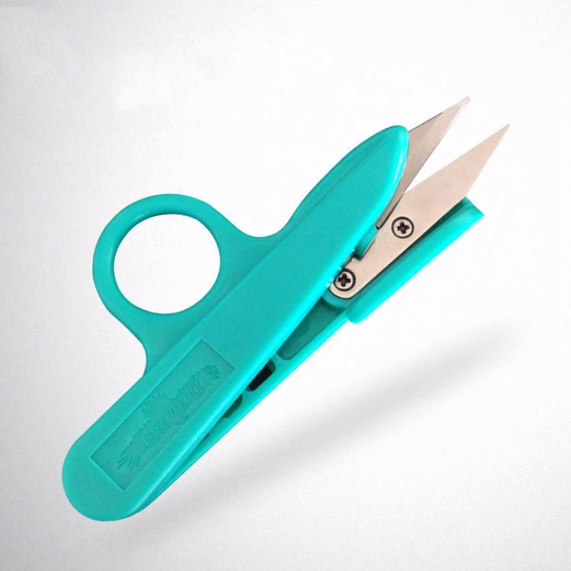 Eagle Yarn Scissors Household Sewing Matching Thread Cutting Cross Special U-shaped Plastic Handle