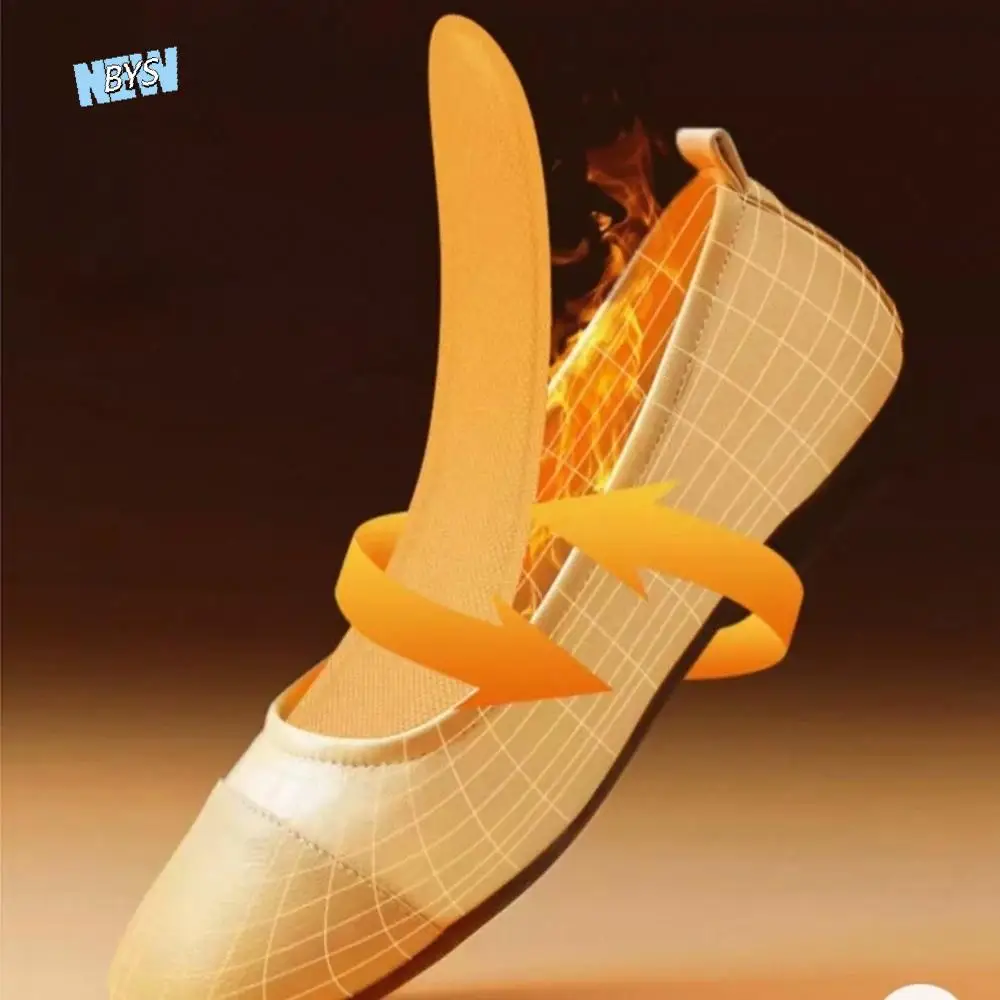 

5pairs Lasting 8 Hours Self-Heating Shoe Insoles Rapid Heating Non-Slip Thermal Insoles Comfortable Disposable Foot Warming Pad