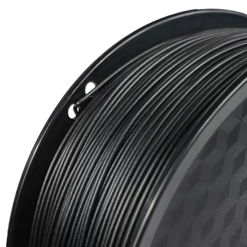 Imagem -02 - Carbon Fiber 3d Printer Filament Petg cf Alta Resistência e Rigidez Boa Ductilidade Resistência ao Impacto 1.75 mm 3kg Roll