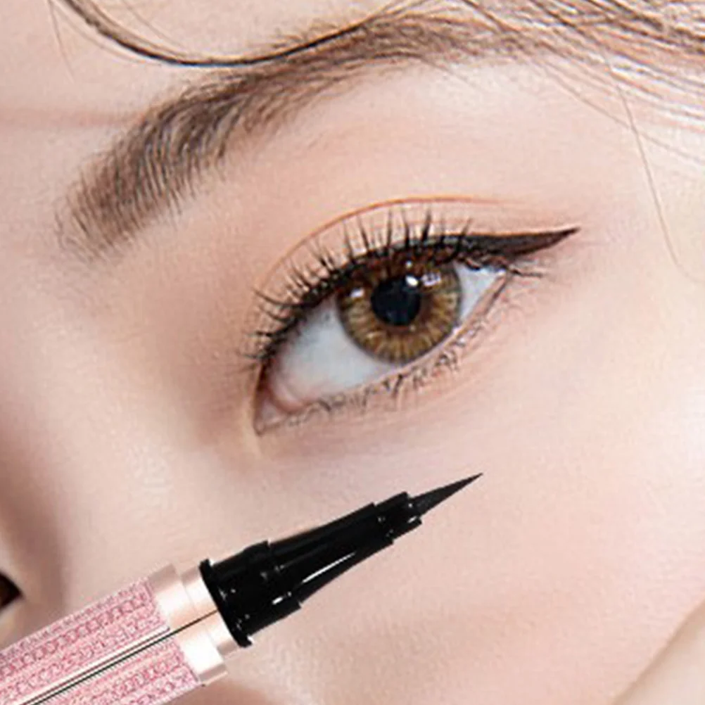 

Black Liquid Eyeliner Pencil Waterproof Sweatproof Longwear Dark Intense Smudge Proof Eye Makeup Pen for Women