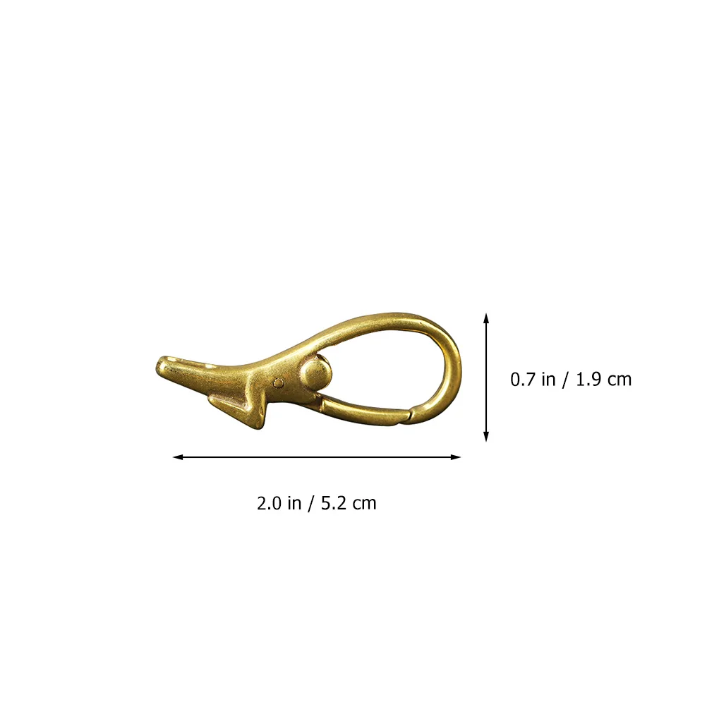 

Human-Shaped Keychain Clip Gymnastics Themed Brass Snap Keychain Hook Sturdy Durable Decorative Accessories Lobster Clasp Key