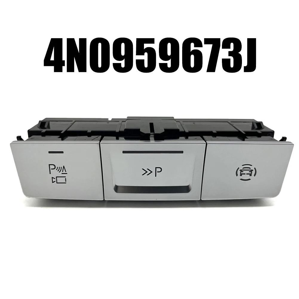 Car Parking Assistance Color: Black & Silver PDC Parking Switch Automotive Parking Switch Car Electronics Black & Silver Color