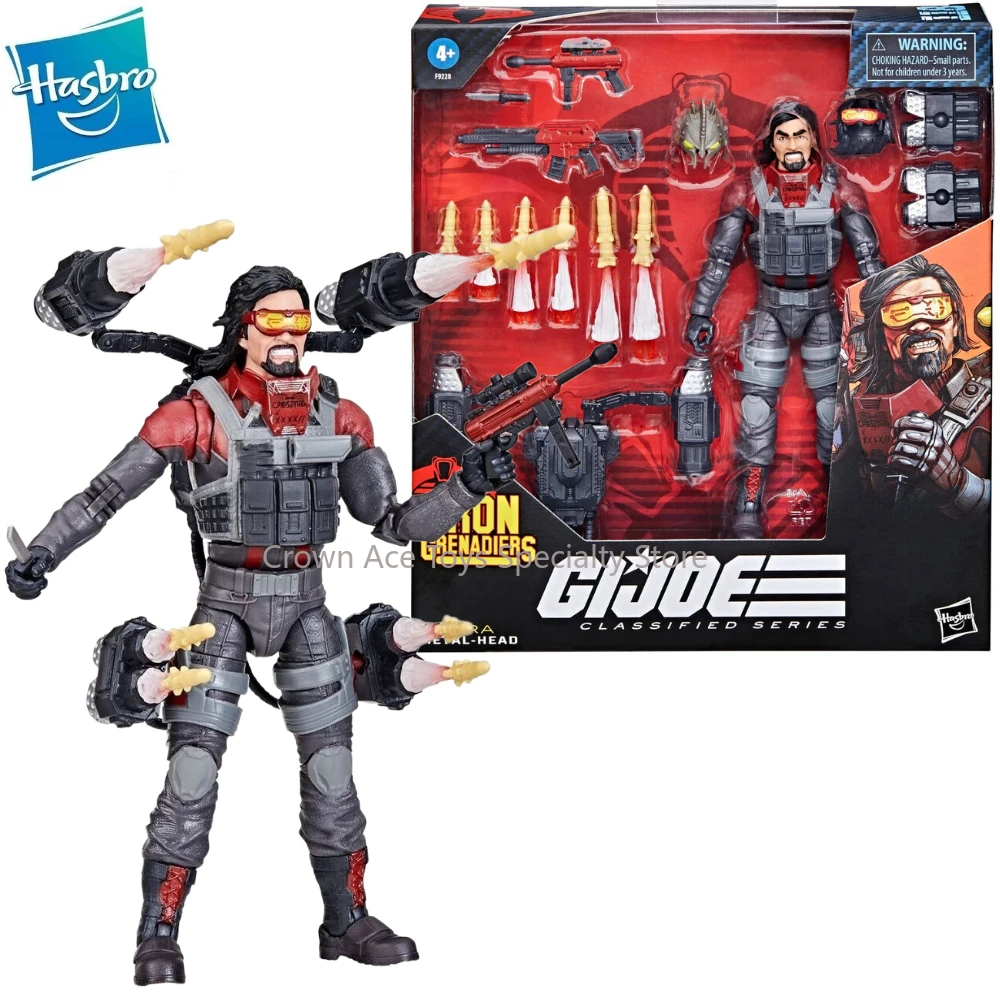 

G.I. Joe GI Joe Classified Series 6" 118 Iron Grenadier Cobra Metal Head Action Manga Figures Model Trendy Toys Doll Hobby Gifts