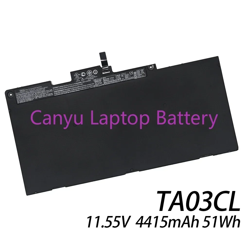 TA03XL For HP EliteBook 755 G4 840 G4 848 G4 850 Series HSTNN-DB7O HSTNN-IB7L HSTNN-LB7J 854047-421 996QA101H New Laptop battery