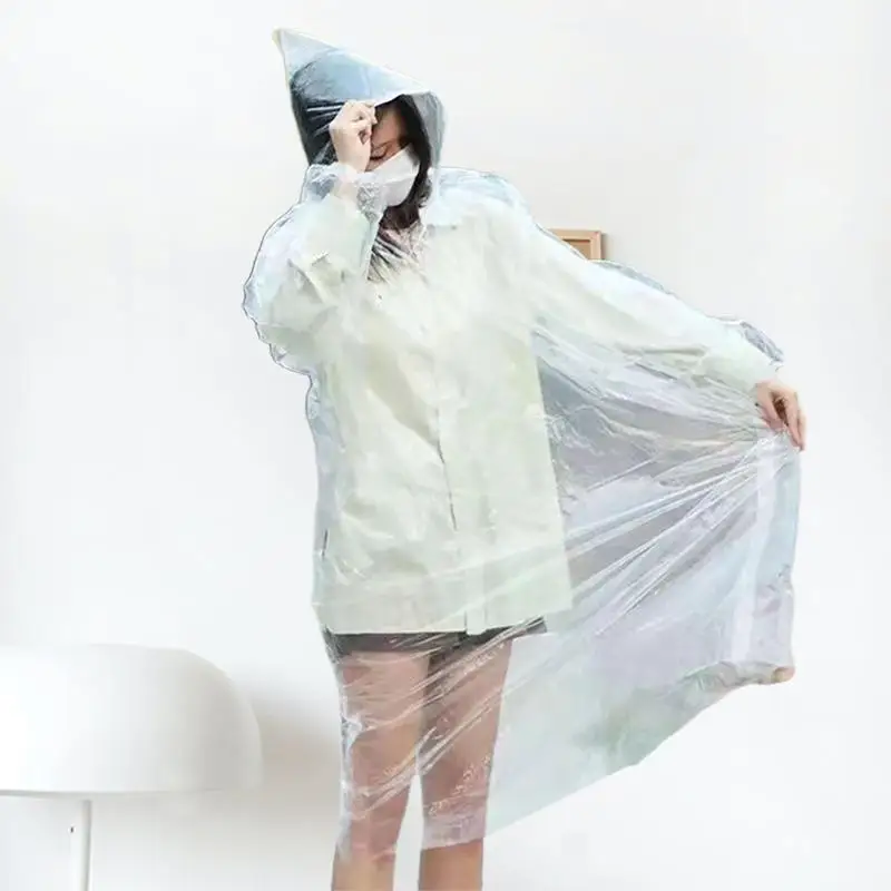 

Ultimate Portable Waterproof Disposable Raincoat - One-Size Fits All - The Perfect Solution for Unexpected Showers