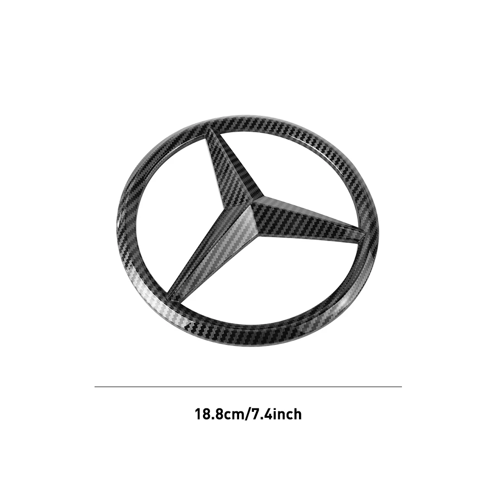 ABS Auto Front Grille Star Emblem Logo Cover Decorative Accessories for Mercedes Benz GLA GLK ML GLC GLE GLB GLS G C E A-Class