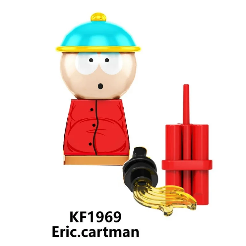 Anime Action Figures South Park anime figure 5 styles figures Blocks birthday gift