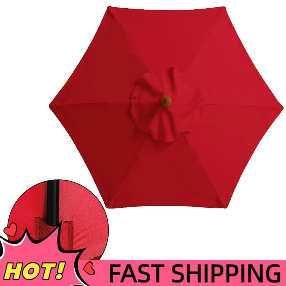 

Запасной чехол для зонта на 6 спиц без стойки, 2 м, водонепроницаемый, с защитой от УФ-излучения, для улицы, пляжа, сада