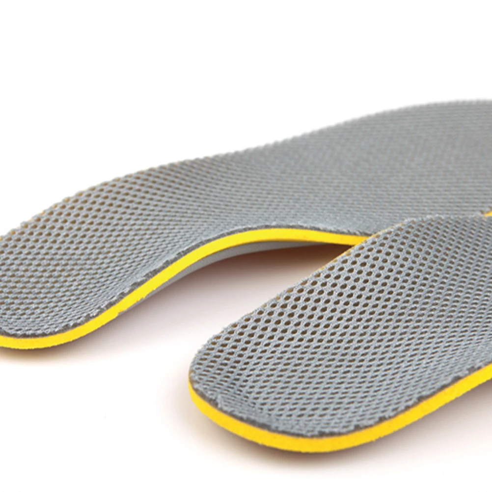 

Plantar Arch Corrective Insoles Shoe Flatfoot Orthotics Care Supports for Grey Feet