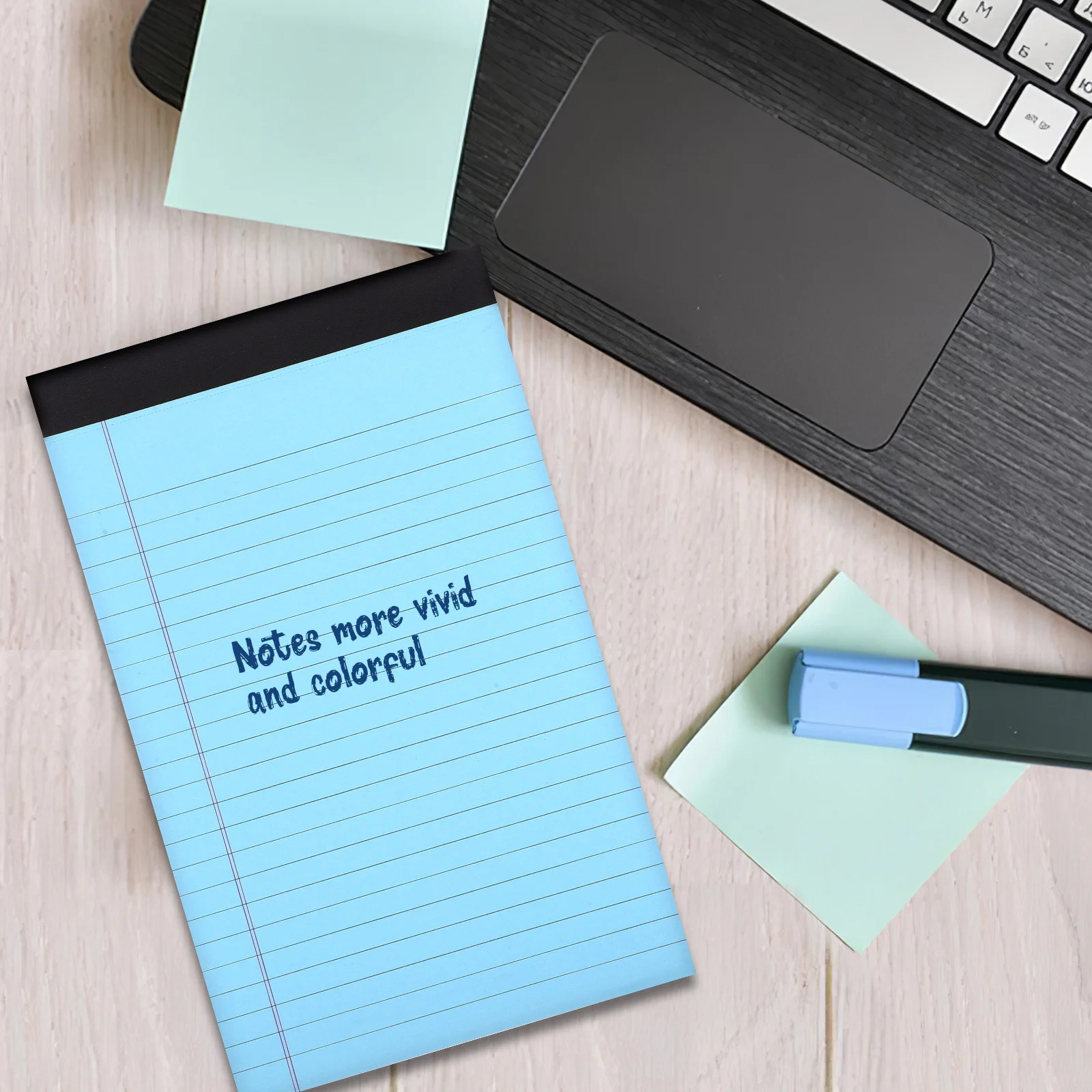 

Colored Notepads A5 Small Legal Pads Wide Ruled Writing Paper For Note Taking Journaling Office Supplies Yellow Purple