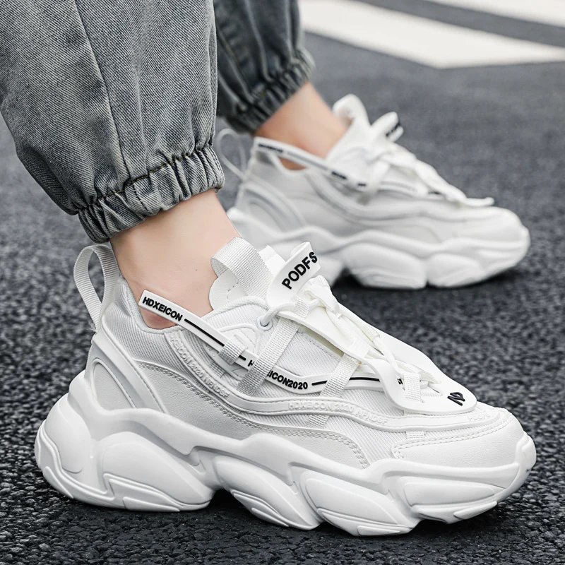 

2022 Men's Tennis Sneakers Luxury Brand Designer Shoes Thick Sole Heightened Casual Shoes Couple Running Shoes Zapatos De Hombre