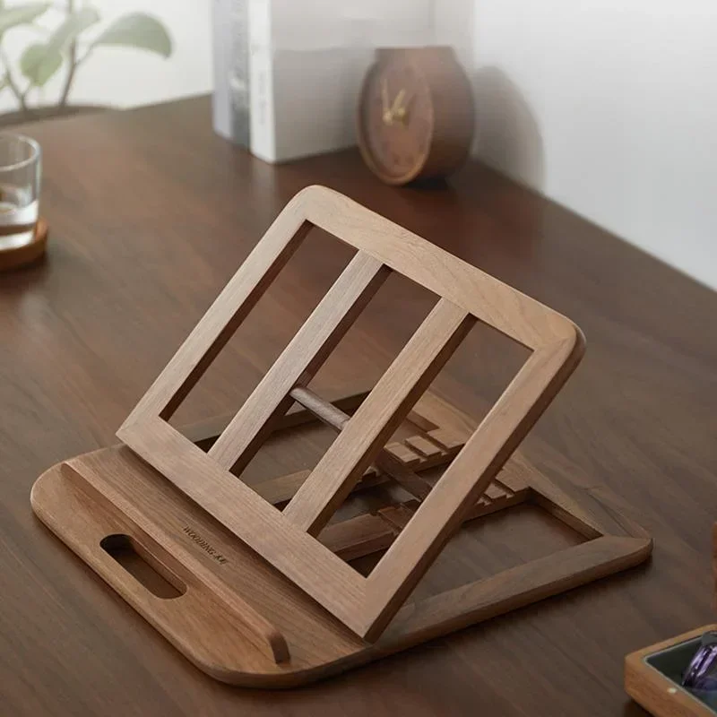 

Desktop Laptop Stand, Increased Heat Dissipation,Solid Wood, IPad Support Frame, Mini Portable Storage Rack, Cooling Device Rest