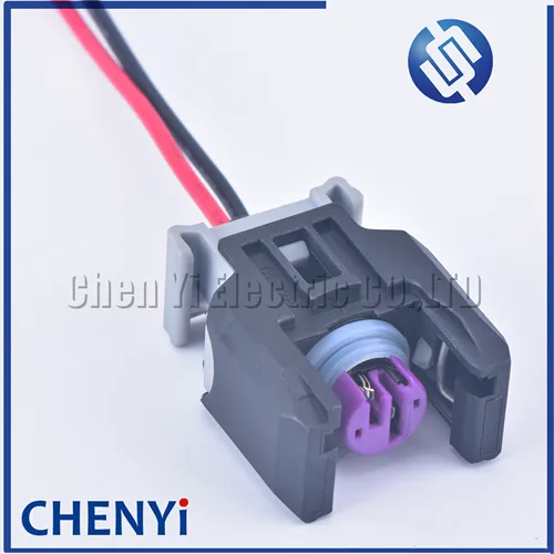 Imagen 1 del producto Conector de boquilla de inyector H5H6 para motor common rail diésel EFI sellado de 2 pines para Buick The Great Wall 13816706   con alambre