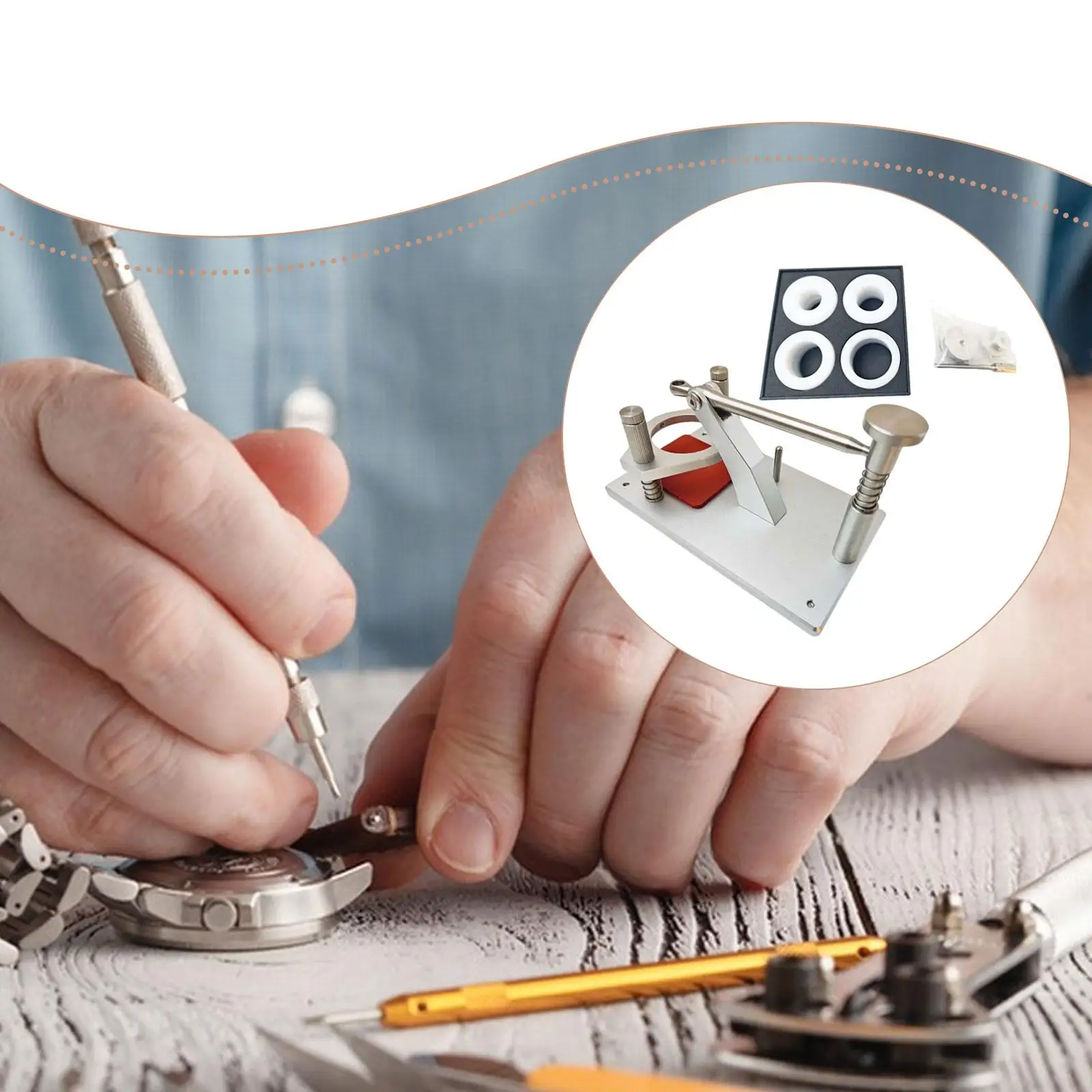 

Remover Watch Cover Opener for Various Kinds of Watches Metal Convenient for Watchmaker Collector Accessory