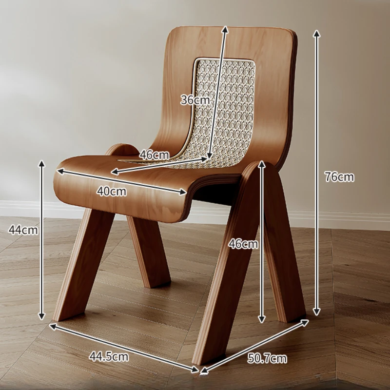 Retro เก้าอี้หวายห้องนั่งเล่นเฟอร์นิเจอร์ไม้มัลติฟังก์ชั่เฟอร์นิเจอร์บ้านผ่อนคลายเก้าอี้ไม้ Cadeiras ระเบียงเฟอร์นิเจอร์