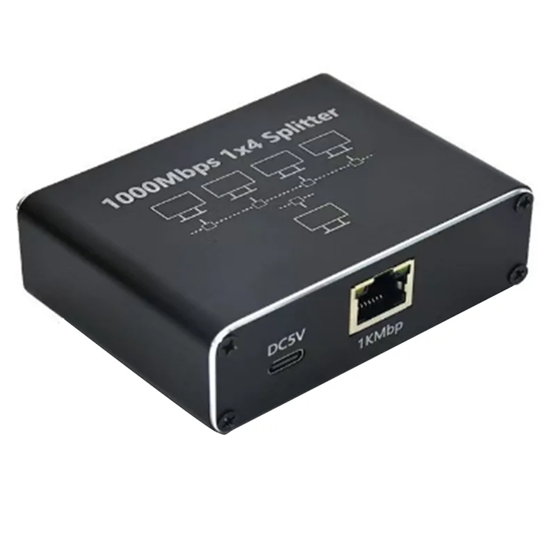 

A39Q-высокопроизводительный гигабитный разветвитель RJ45 1–4 Ethernet-адаптер 1000 Мбит/с для эффективной сетевой связи