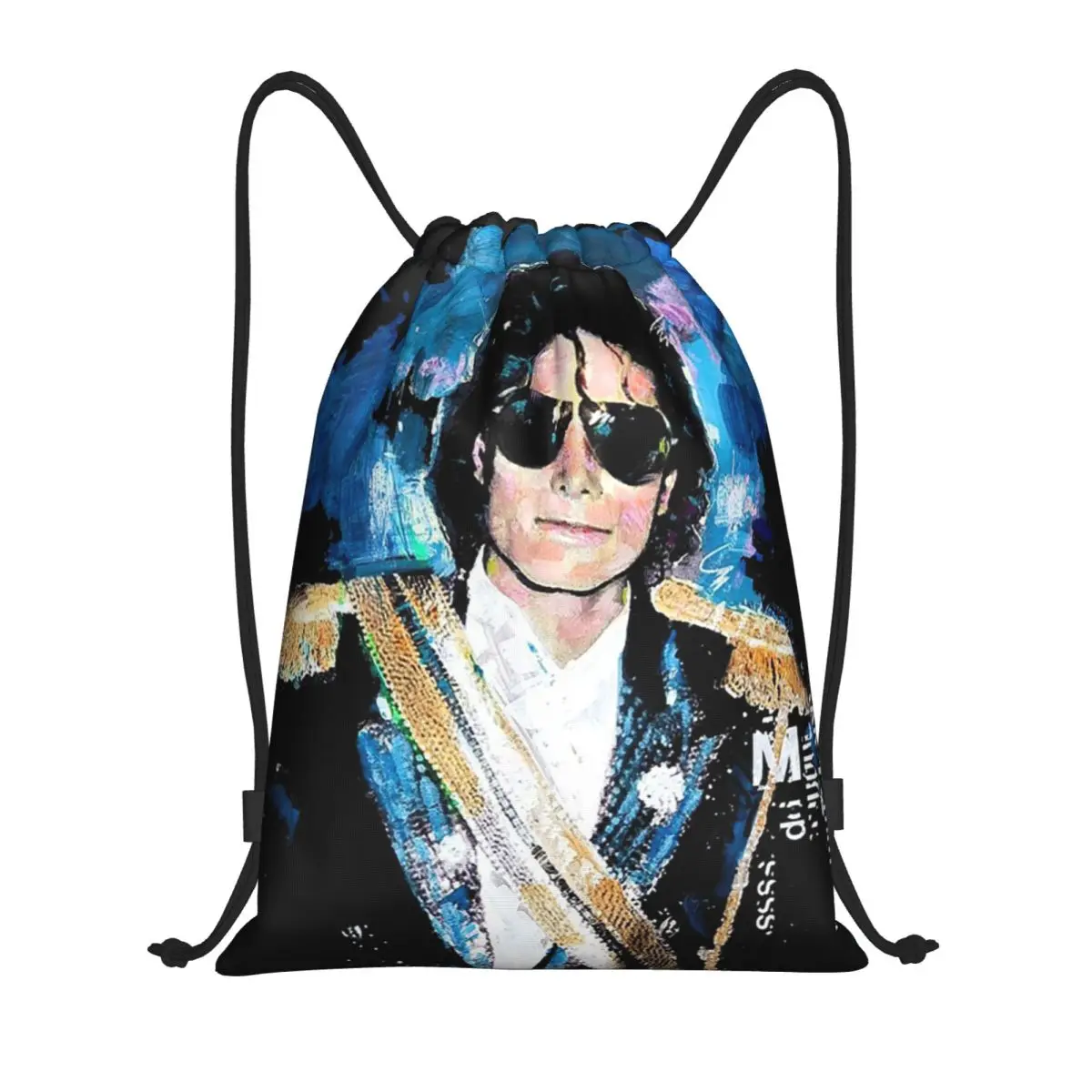 

Рюкзаки Michael 1984 Grammys Jackson Pop Art Portrait, многофункциональные сумки на шнурке, сумки для обуви, сумки для книг, студенческие сумки