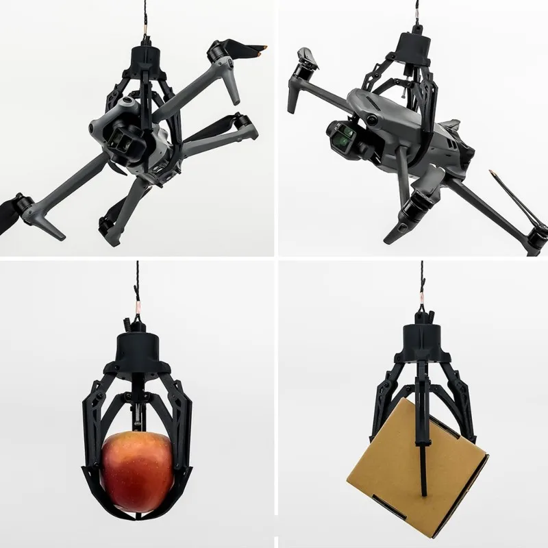 Air Release Drone Mechanical Claw Hook, Remote Control Intelligent Pick Up Drop Device, Payload Dropper Fishing Rescue